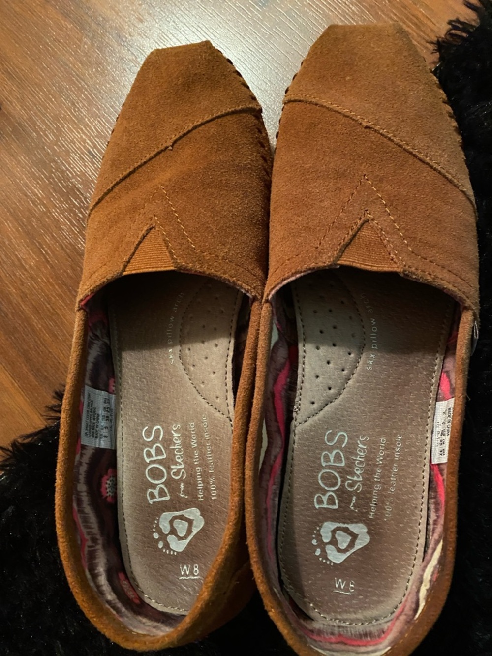 BOBS from Skechers Women’s Brown Suede Moccasins